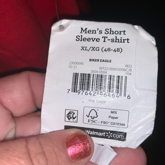 Men’s party bald eagle xl t shirt nwt - Picture 3 of 5